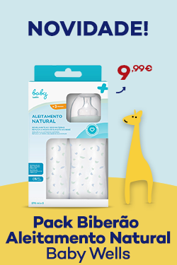 Novo pack biberão alentamento natural da marca baby wells desde 9,99€